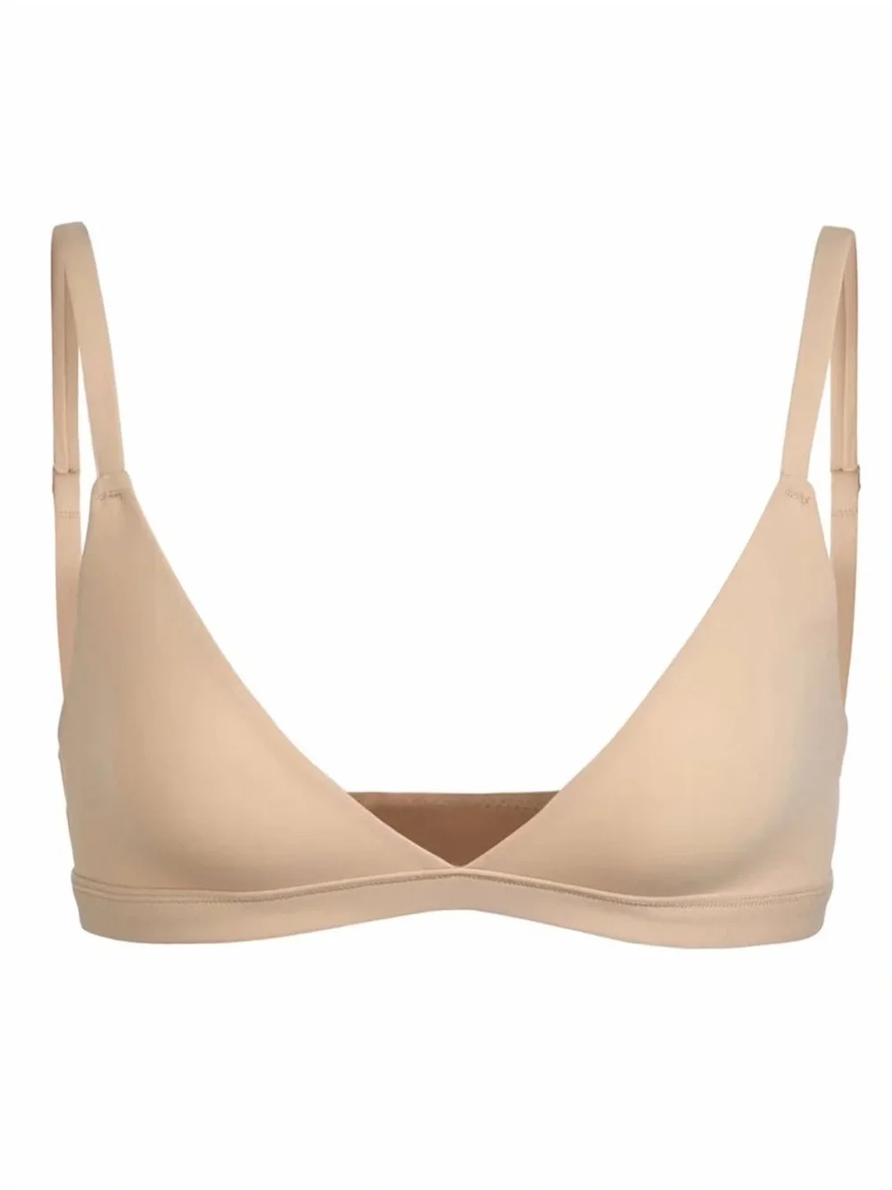 NWT SKIMS Fits Everybody Triangle Bralette - Clay - Picture 1 of 15